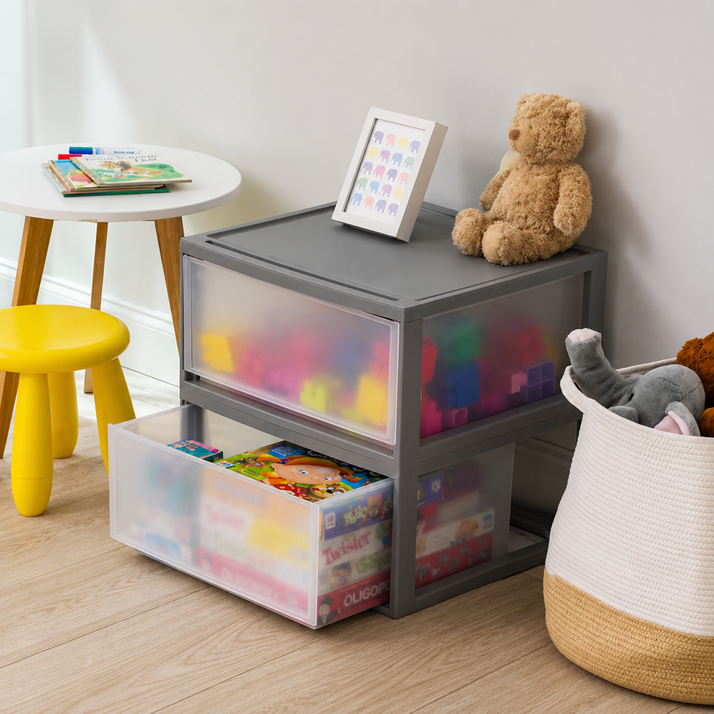 Stackable Under-Bed Storage Drawers – 2 Pack
