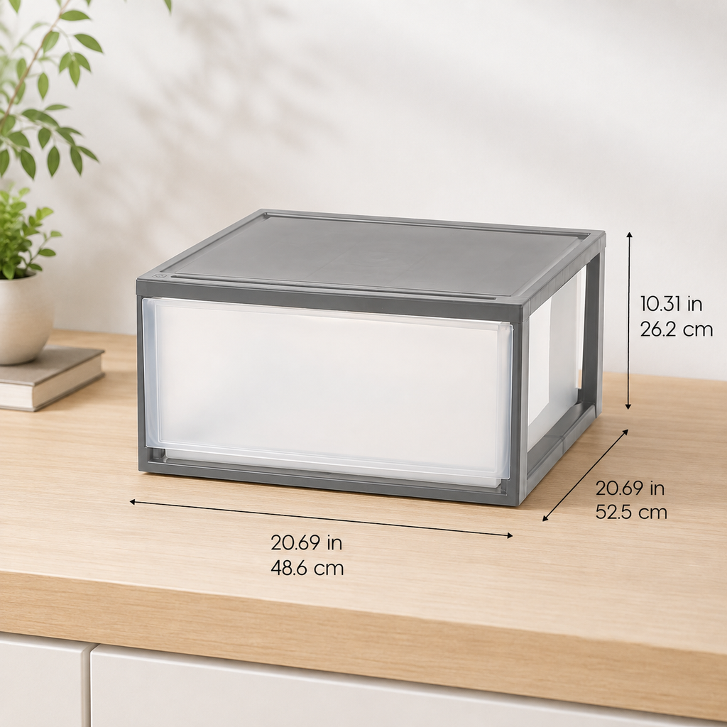 Stackable Under-Bed Storage Drawers – 2 Pack