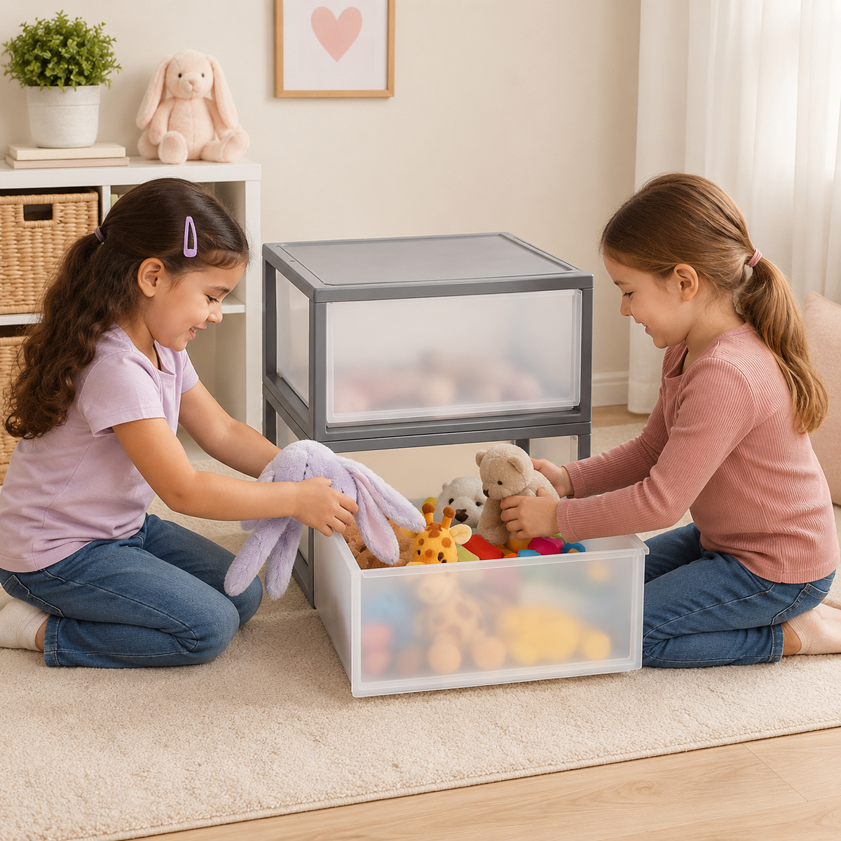Stackable Under-Bed Storage Drawers – 2 Pack