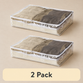 Clear Under-Bed Storage Bags – 2 Pack