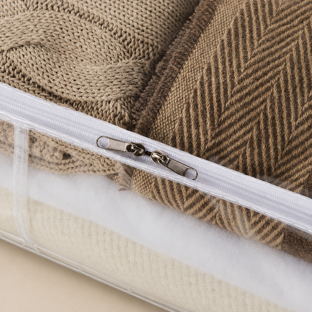 Clear Under-Bed Storage Bags – 2 Pack