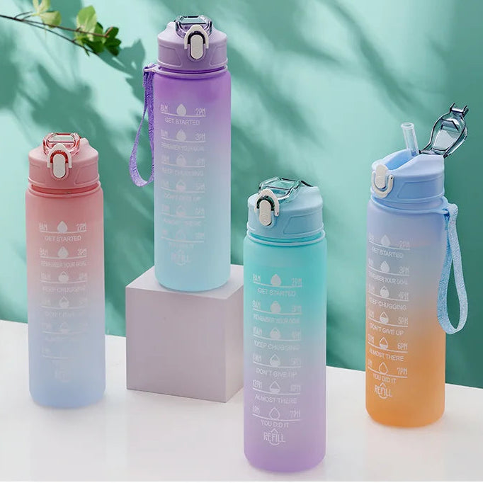900ml Motivational Water Bottle