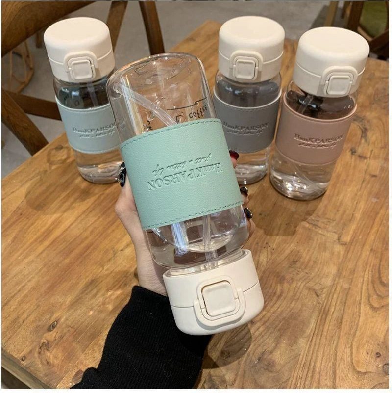 500ml Pop-Up Straw Water Bottle